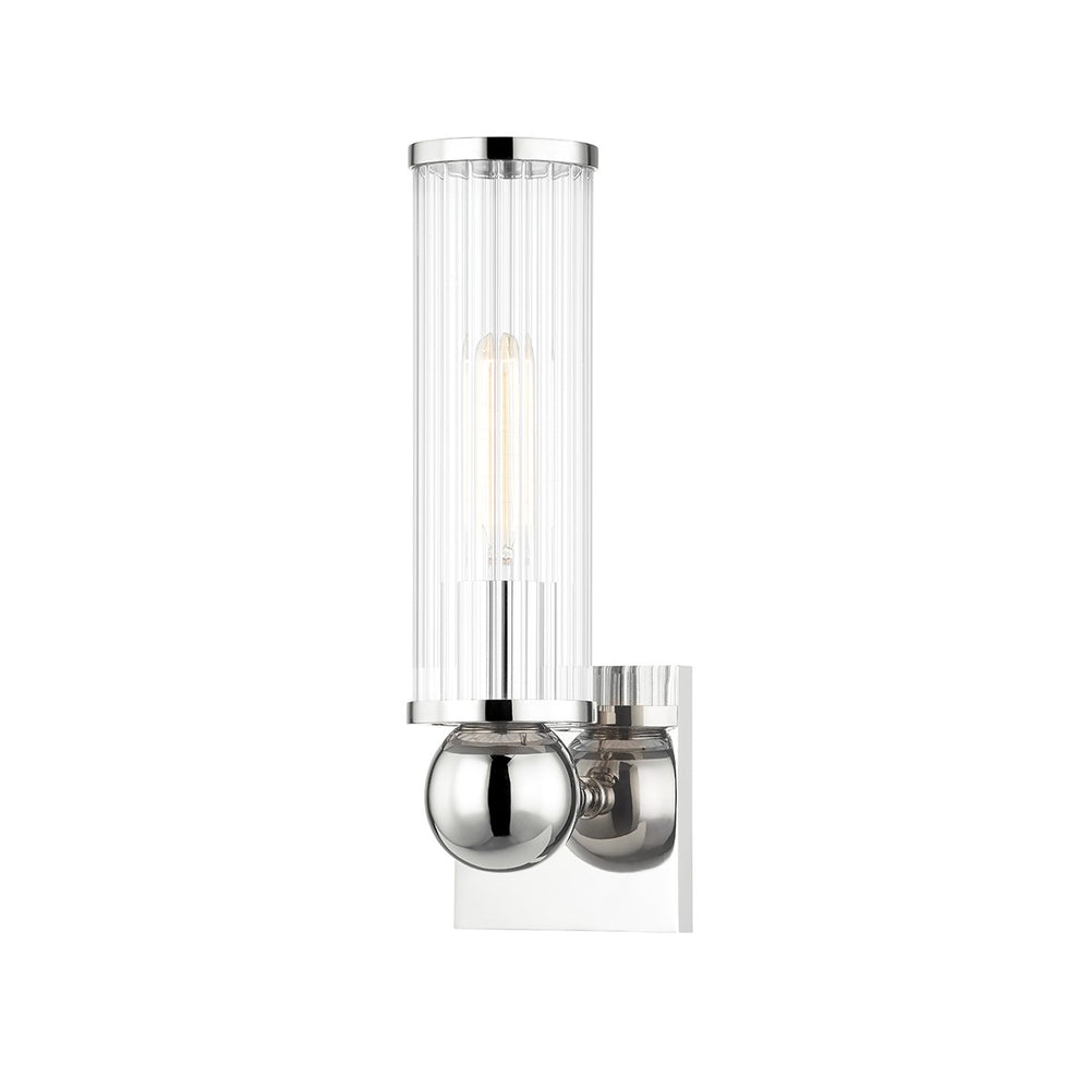 Hudson Valley Canada - One Light Wall Sconce - Malone - Polished Nickel- Union Lighting Luminaires Decor