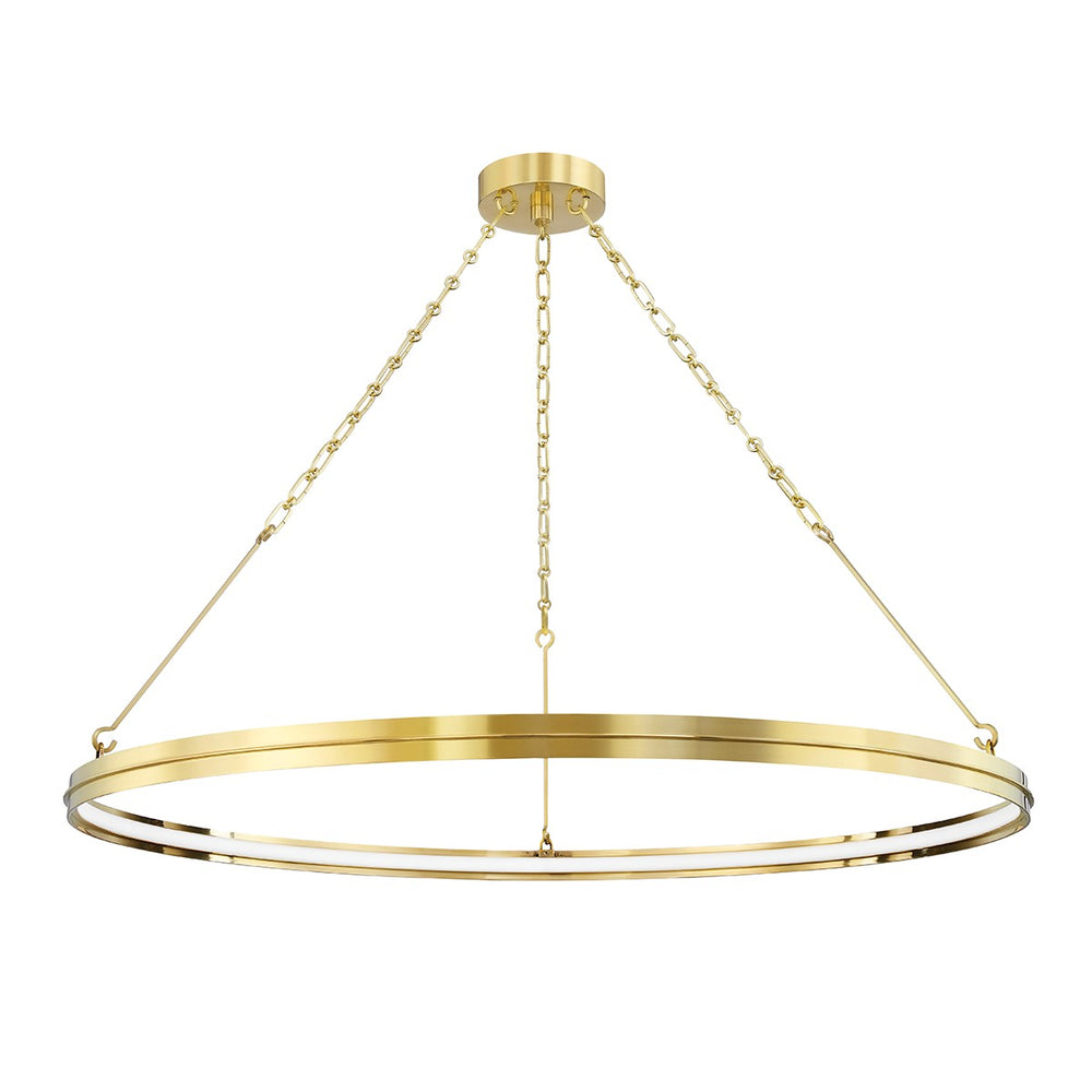 Hudson Valley Canada - LED Chandelier - Rosendale - Aged Brass- Union Lighting Luminaires Decor