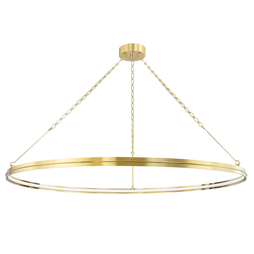 Hudson Valley Canada - LED Chandelier - Rosendale - Aged Brass- Union Lighting Luminaires Decor