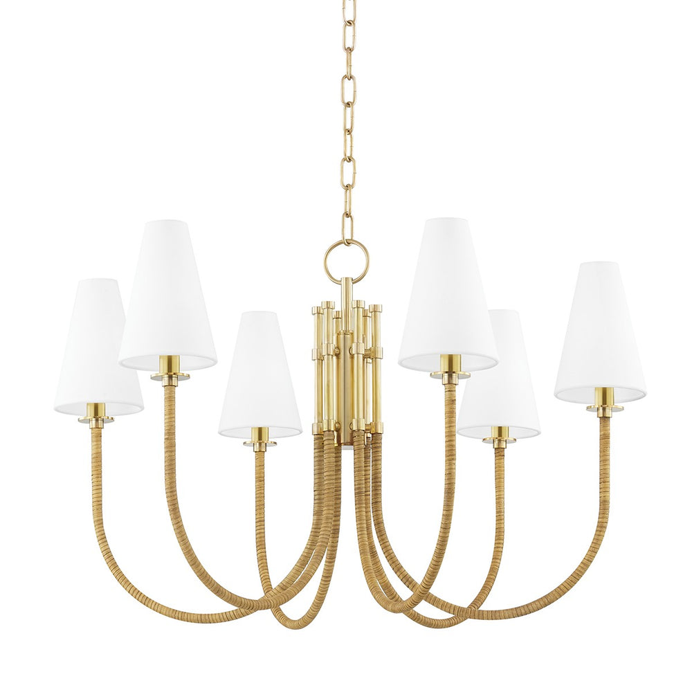Hudson Valley Canada - LED Chandelier - Ripley - Aged Brass- Union Lighting Luminaires Decor