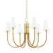 Hudson Valley Canada - LED Chandelier - Ripley - Aged Brass- Union Lighting Luminaires Decor