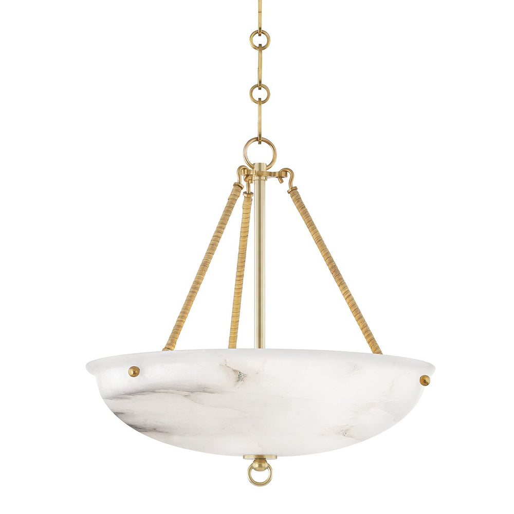 Hudson Valley Canada - LED Pendant - Somerset - Aged Brass- Union Lighting Luminaires Decor