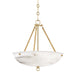 Hudson Valley Canada - LED Pendant - Somerset - Aged Brass- Union Lighting Luminaires Decor
