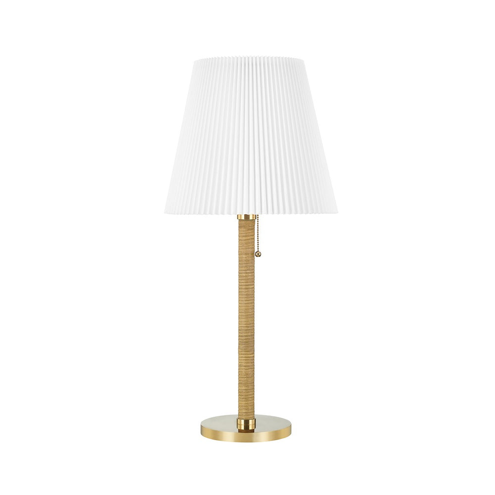 Hudson Valley Canada - One Light Table Lamp - Dorset - Aged Brass- Union Lighting Luminaires Decor