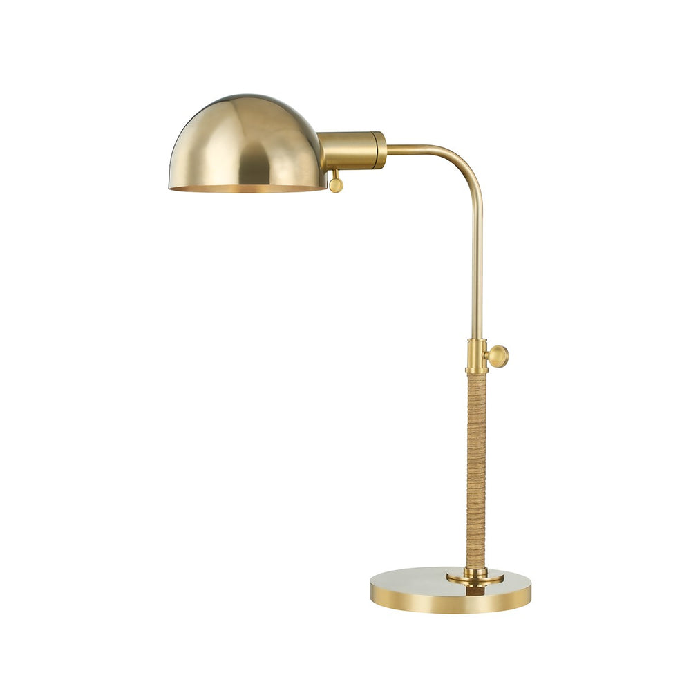 Hudson Valley Canada - One Light Table Lamp - Devon - Aged Brass- Union Lighting Luminaires Decor
