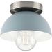 Progress Canada - One Light Flush Mount - Eva - Coastal Blue- Union Lighting Luminaires Decor