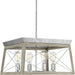 Progress Canada - Four Light Chandelier - Briarwood - Galvanized- Union Lighting Luminaires Decor