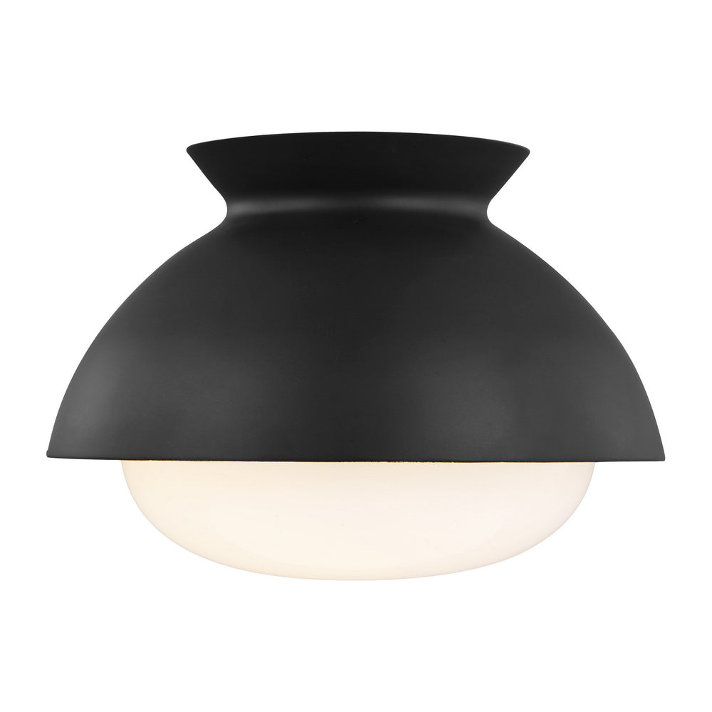 Visual Comfort Studio Canada - One Light Flush Mount - Lucerne - Midnight Black- Union Lighting Luminaires Decor