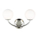 Visual Comfort Studio Canada - Two Light Vanity - Galassia - Polished Nickel- Union Lighting Luminaires Decor