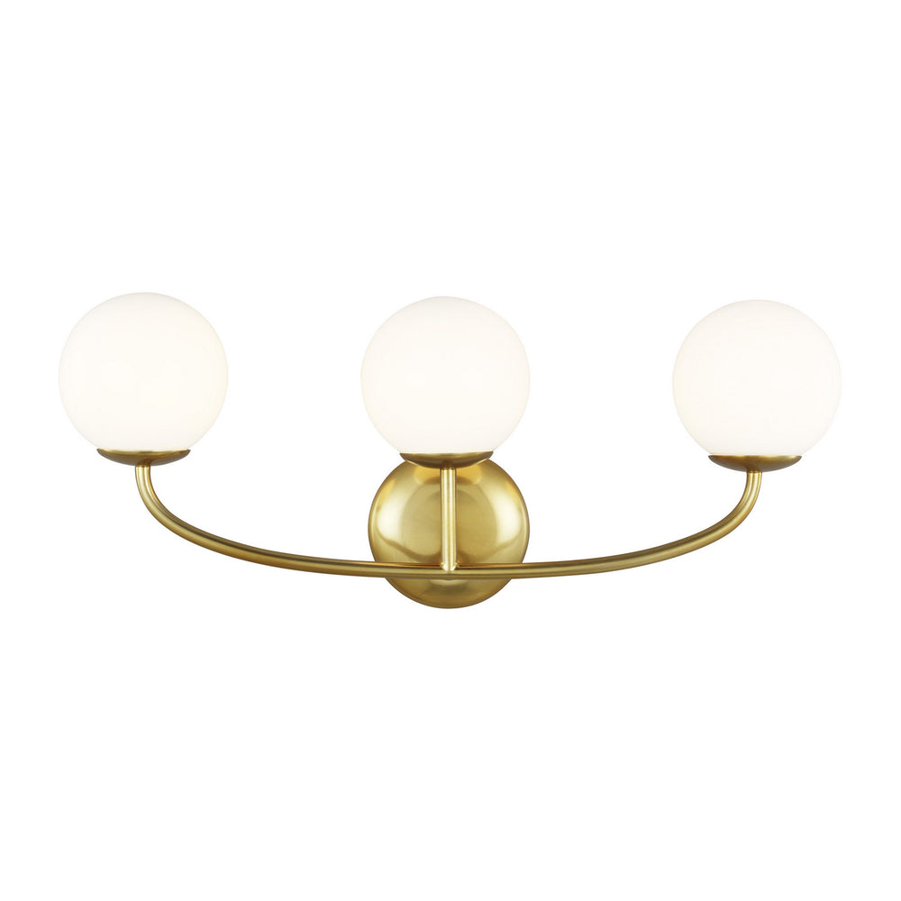 Visual Comfort Studio Canada - Three Light Vanity - Galassia - Burnished Brass- Union Lighting Luminaires Decor