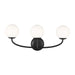 Visual Comfort Studio Canada - Three Light Vanity - Galassia - Midnight Black- Union Lighting Luminaires Decor