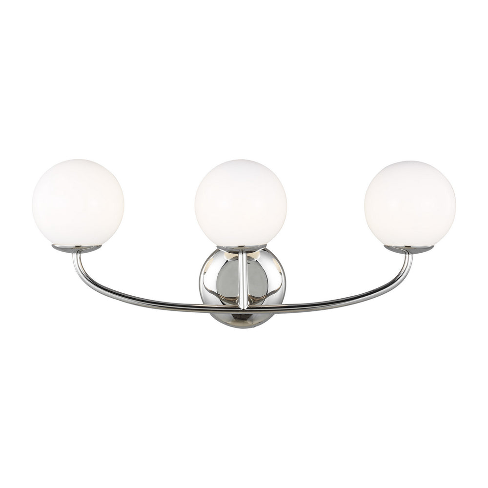 Visual Comfort Studio Canada - Three Light Vanity - Galassia - Polished Nickel- Union Lighting Luminaires Decor