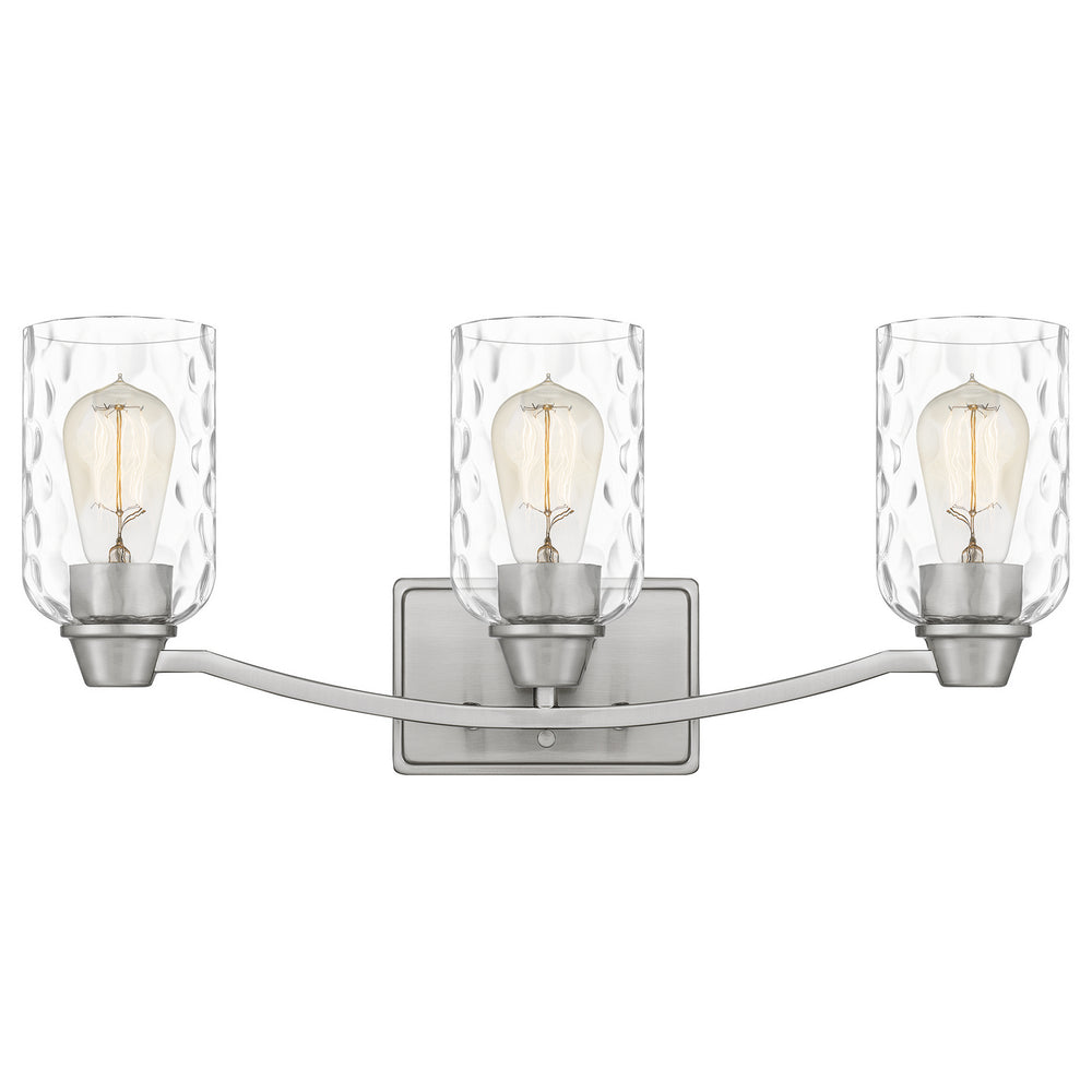 Quoizel - Three Light Bath - Acacia - Brushed Nickel- Union Lighting Luminaires Decor