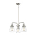 Generation Lighting Canada - Three Light Chandelier - Belton - Brushed Nickel- Union Lighting Luminaires Decor