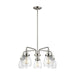 Generation Lighting Canada - Five Light Chandelier - Belton - Brushed Nickel- Union Lighting Luminaires Decor