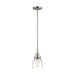 Generation Lighting Canada - One Light Mini-Pendant - Belton - Brushed Nickel- Union Lighting Luminaires Decor
