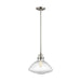 Generation Lighting Canada - One Light Pendant - Belton - Brushed Nickel- Union Lighting Luminaires Decor