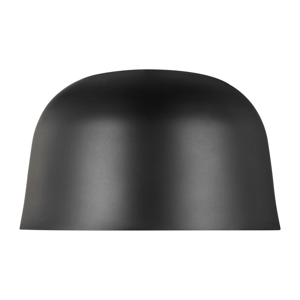 Visual Comfort Modern - LED Flush Mount - Foundry - Nightshade Black- Union Lighting Luminaires Decor