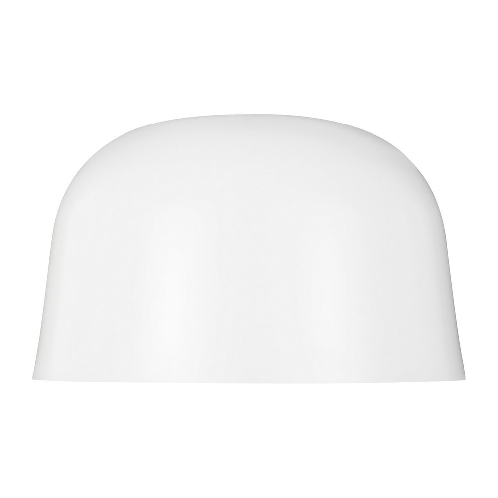Visual Comfort Modern - LED Flush Mount - Foundry - Matte White- Union Lighting Luminaires Decor
