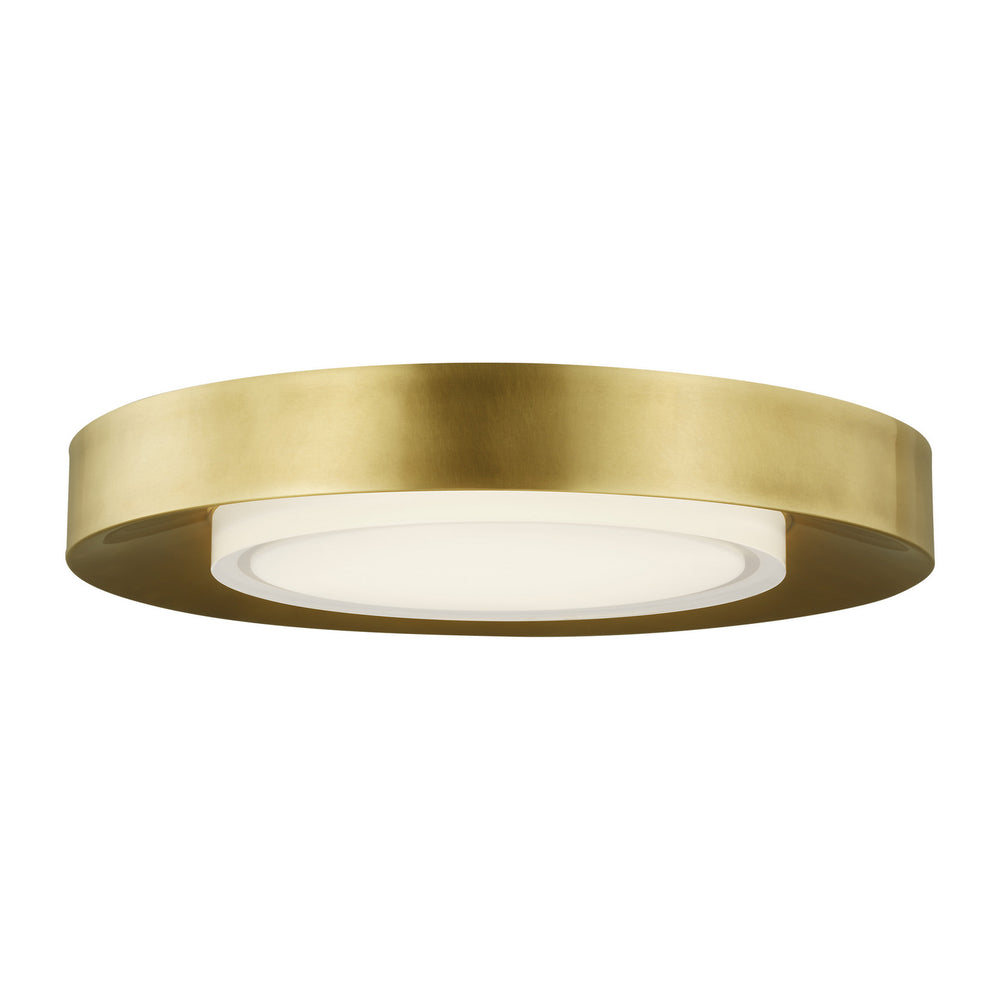 Visual Comfort Modern - LED Flush Mount - Hilo - Natural Brass- Union Lighting Luminaires Decor