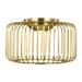 Visual Comfort Modern - LED Flush Mount - Kai - Plated Brass- Union Lighting Luminaires Decor