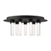 Visual Comfort Modern - LED Flush Mount - Kola - Nightshade Black- Union Lighting Luminaires Decor