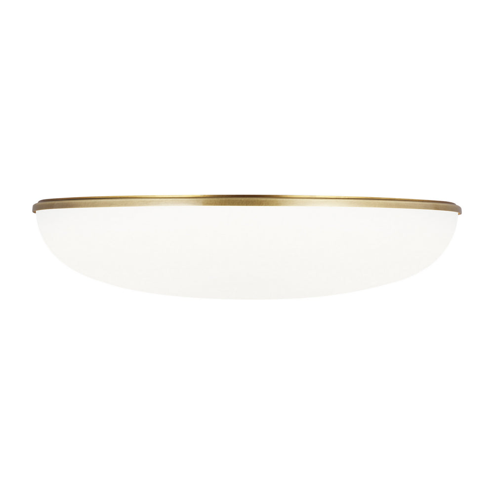 Visual Comfort Modern - LED Flush Mount - Megan - Plated Brass- Union Lighting Luminaires Decor