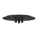 Visual Comfort Modern - LED Flush Mount - Ponte - Nightshade Black- Union Lighting Luminaires Decor