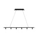 Visual Comfort Modern - LED Linear Suspension - Ponte - Nightshade Black- Union Lighting Luminaires Decor