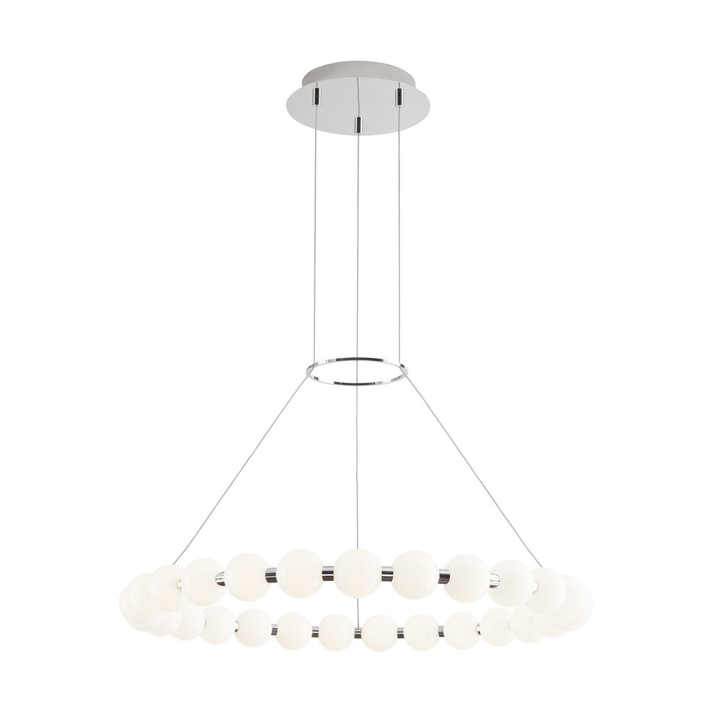 Visual Comfort Modern - LED Chandelier - Orbet - Polished Nickel- Union Lighting Luminaires Decor