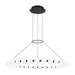 Visual Comfort Modern - LED Chandelier - Orbet - Nightshade Black- Union Lighting Luminaires Decor