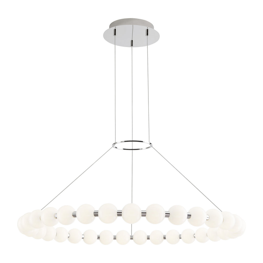 Visual Comfort Modern - LED Chandelier - Orbet - Polished Nickel- Union Lighting Luminaires Decor