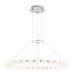 Visual Comfort Modern - LED Chandelier - Orbet - Polished Nickel- Union Lighting Luminaires Decor