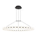 Visual Comfort Modern - LED Chandelier - Orbet - Nightshade Black- Union Lighting Luminaires Decor