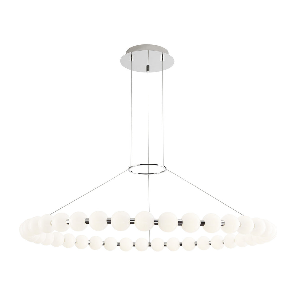 Visual Comfort Modern - LED Chandelier - Orbet - Polished Nickel- Union Lighting Luminaires Decor
