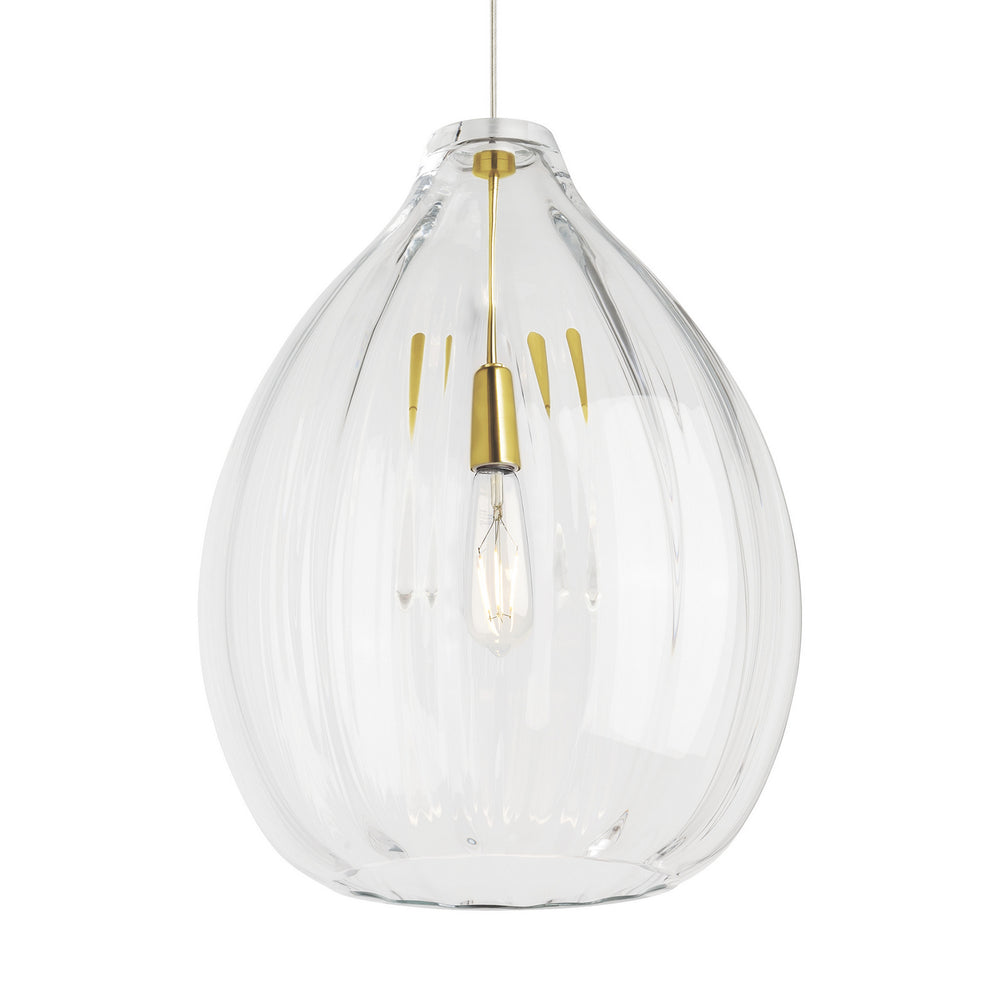 Visual Comfort Modern - LED Pendant - Harper - Natural Brass- Union Lighting Luminaires Decor