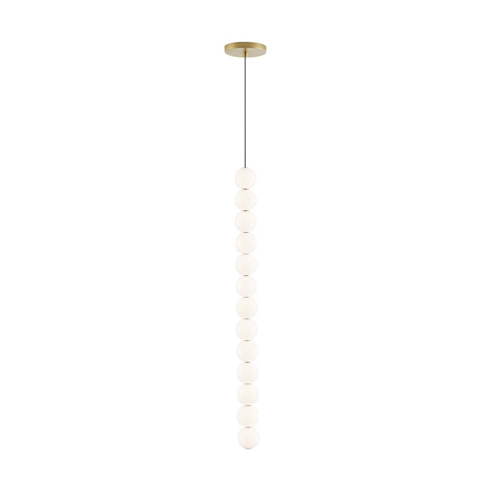 Visual Comfort Modern - LED Pendant - Orbet - Natural Brass- Union Lighting Luminaires Decor