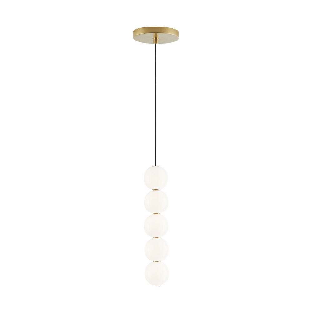 Visual Comfort Modern - LED Pendant - Orbet - Natural Brass- Union Lighting Luminaires Decor