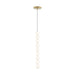 Visual Comfort Modern - LED Pendant - Orbet - Natural Brass- Union Lighting Luminaires Decor