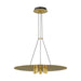 Visual Comfort Modern - LED Pendant - Ponte - Natural Brass- Union Lighting Luminaires Decor