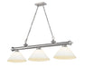 Z-Lite Canada - Three Light Billiard - Cordon - Brushed Nickel- Union Lighting Luminaires Decor