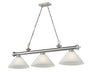 Z-Lite Canada - Three Light Billiard - Cordon - Brushed Nickel- Union Lighting Luminaires Decor