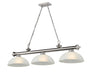 Z-Lite Canada - Three Light Billiard - Cordon - Brushed Nickel- Union Lighting Luminaires Decor