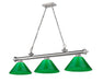 Z-Lite Canada - Three Light Billiard - Cordon - Brushed Nickel- Union Lighting Luminaires Decor
