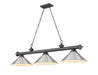 Z-Lite Canada - Three Light Billiard - Cordon - Bronze Plate- Union Lighting Luminaires Decor