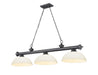 Z-Lite Canada - Three Light Billiard - Cordon - Bronze Plate- Union Lighting Luminaires Decor
