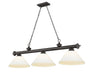 Z-Lite Canada - Three Light Billiard - Cordon - Bronze- Union Lighting Luminaires Decor