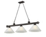 Z-Lite Canada - Three Light Billiard - Cordon - Bronze- Union Lighting Luminaires Decor