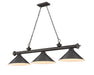 Z-Lite Canada - Three Light Billiard - Cordon - Bronze- Union Lighting Luminaires Decor