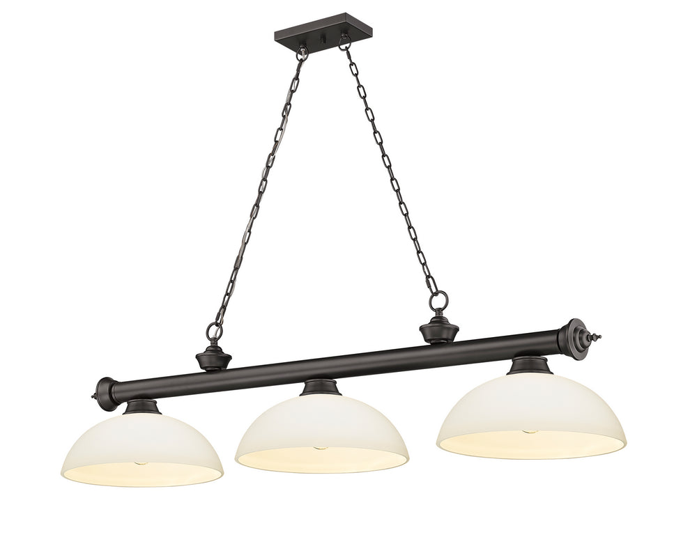 Z-Lite Canada - Three Light Billiard - Cordon - Bronze- Union Lighting Luminaires Decor